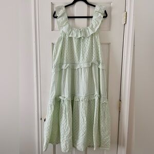 Zara Eyelet Dress